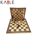 Meilleur jeu de jeu d&#39;échecs magnétique pliant en bois